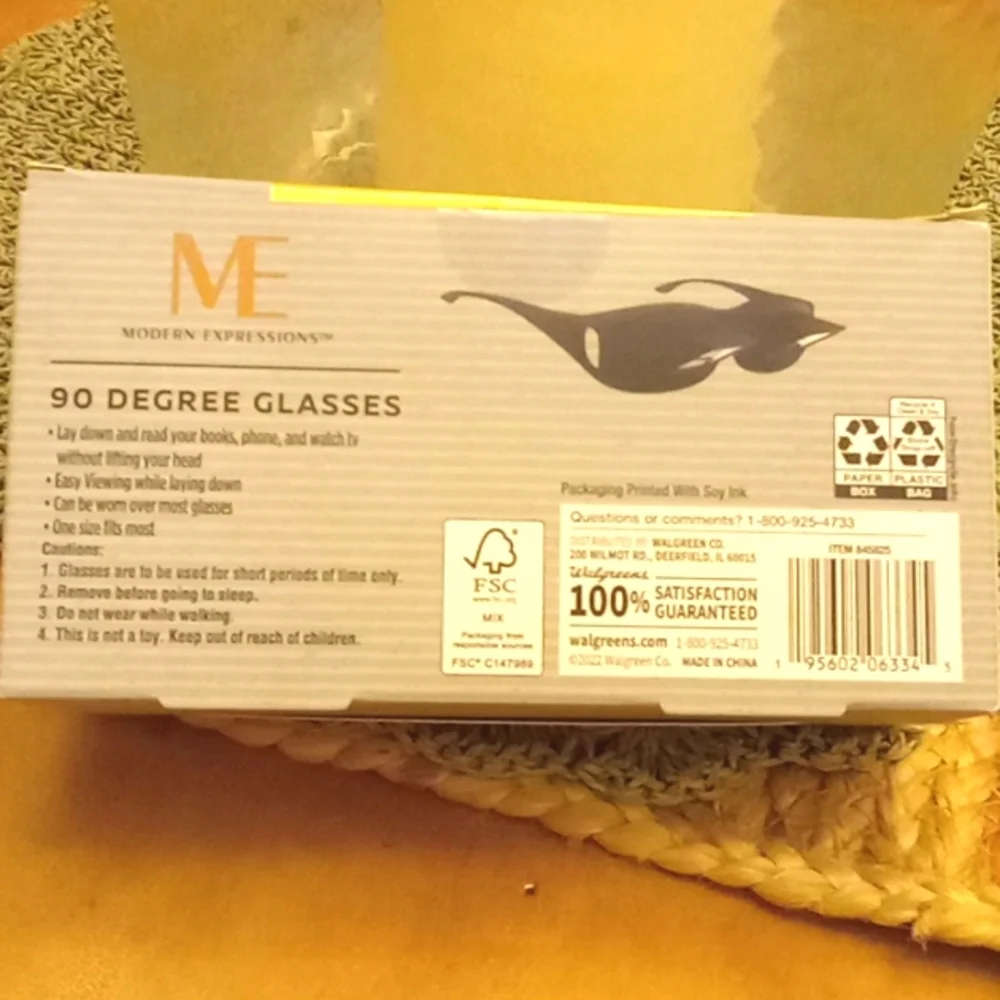 90 Degrees glasses BRAND NEW! in box